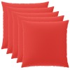 Párna huzat 6 pcs heerlen piros 80 x 80 cm poliészter