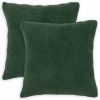 Párna huzat 2 pcs heerlen sötétzöld 80 x 80 cm bouclé