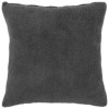 Párna huzat 6 pcs heerlen sötétszürke 80 x 80 cm bouclé