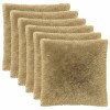 Párna huzat 6 pcs heerlen világos zöld 80 x 80 cm pv mikroplüss
