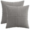 Párna huzat 2 pcs almelo világosszürke 30 x 30 cm cord