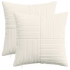 Párna huzat 2 pcs almelo krémszínű 30 x 30 cm cord