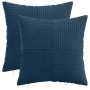 Párna huzat 2 pcs almelo sötétkék 30 x 30 cm cord