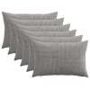 Párna huzat 6 pcs almelo világosszürke 30 x 50 cm cord