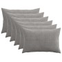 Párna huzat 6 pcs almelo világosszürke 30 x 50 cm cord