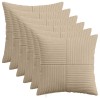 Párna huzat 6 pcs almelo tópszínű 35 x 35 cm cord