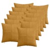 Párna huzat 12 pcs almelo sárga 40 x 40 cm cord