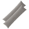 Párna huzat 2 pcs almelo világosszürke 40 x 145 cm cord
