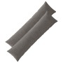 Párna huzat 2 pcs almelo sötétszürke 40 x 145 cm cord