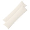 Párna huzat 2 pcs almelo krémszínű 40 x 145 cm cord