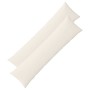 Párna huzat 2 pcs almelo krémszínű 40 x 145 cm cord
