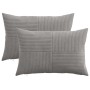 Párna huzat 2 pcs almelo világosszürke 40 x 60 cm cord