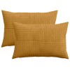 Párna huzat 2 pcs almelo sárga 40 x 60 cm cord
