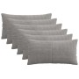 Párna huzat 6 pcs almelo világosszürke 40 x 70 cm cord