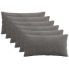 Párna huzat 6 pcs almelo sötétszürke 40 x 70 cm cord