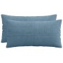 Párna huzat 2 pcs almelo kék 40 x 70 cm cord