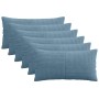 Párna huzat 6 pcs almelo kék 40 x 70 cm cord