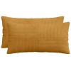 Párna huzat 2 pcs almelo sárga 40 x 70 cm cord