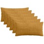 Párna huzat 6 pcs almelo sárga 40 x 70 cm cord