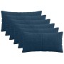 Párna huzat 6 pcs almelo sötétkék 40 x 70 cm cord