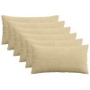 Párna huzat 6 pcs almelo szürke zöld 40 x 80 cm cord