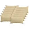 Párna huzat 12 pcs almelo szürke zöld 40 x 80 cm cord