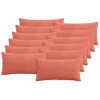Párna huzat 12 pcs almelo piros narancs 40 x 80 cm cord