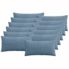 Párna huzat 12 pcs almelo kék 40 x 80 cm cord