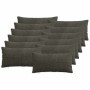 Párna huzat 12 pcs almelo antracitszürke 40 x 80 cm cord