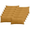 Párna huzat 12 pcs almelo sárga 40 x 80 cm cord
