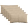 Párna huzat 6 pcs almelo tópszínű 40 x 80 cm cord