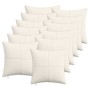Párna huzat 12 pcs almelo krémszínű 45 x 45 cm cord