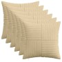 Párna huzat 6 pcs almelo szürke zöld 45 x 45 cm cord