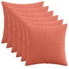 Párna huzat 6 pcs almelo piros narancs 45 x 45 cm cord