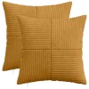 Párna huzat 2 pcs almelo sárga 45 x 45 cm cord