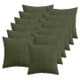 Párna huzat 12 pcs almelo zöld 45 x 45 cm cord
