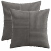 Párna huzat 2 pcs almelo sötétszürke 50 x 50 cm cord