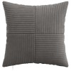 Párna huzat 12 pcs almelo sötétszürke 50 x 50 cm cord