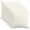 Párna huzat 6 pcs almelo krémszínű 50 x 50 cm cord