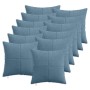 Párna huzat 12 pcs almelo kék 50 x 50 cm cord