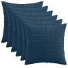 Párna huzat 6 pcs almelo sötétkék 50 x 50 cm cord