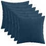 Párna huzat 6 pcs almelo sötétkék 50 x 50 cm cord