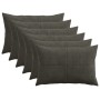 Párna huzat 6 pcs almelo antracitszürke 50 x 70 cm cord