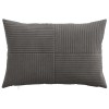 Párna huzat 2 pcs almelo sötétszürke 50 x 75 cm cord