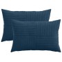 Párna huzat 2 pcs almelo sötétkék 50 x 75 cm cord