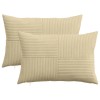 Párna huzat 2 pcs almelo szürke zöld 50 x 80 cm cord