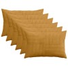 Párna huzat 6 pcs almelo sárga 50 x 80 cm cord
