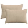 Párna huzat 2 pcs almelo tópszínű 50 x 80 cm cord