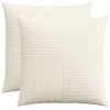 Párna huzat 2 pcs almelo krémszínű 55 x 55 cm cord