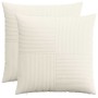 Párna huzat 2 pcs almelo krémszínű 55 x 55 cm cord